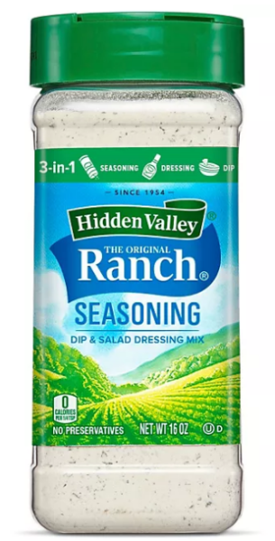 HIDDEN VALLEY The Original Ranch Seasoning Dip & Salad Dressing Mix 453 gr